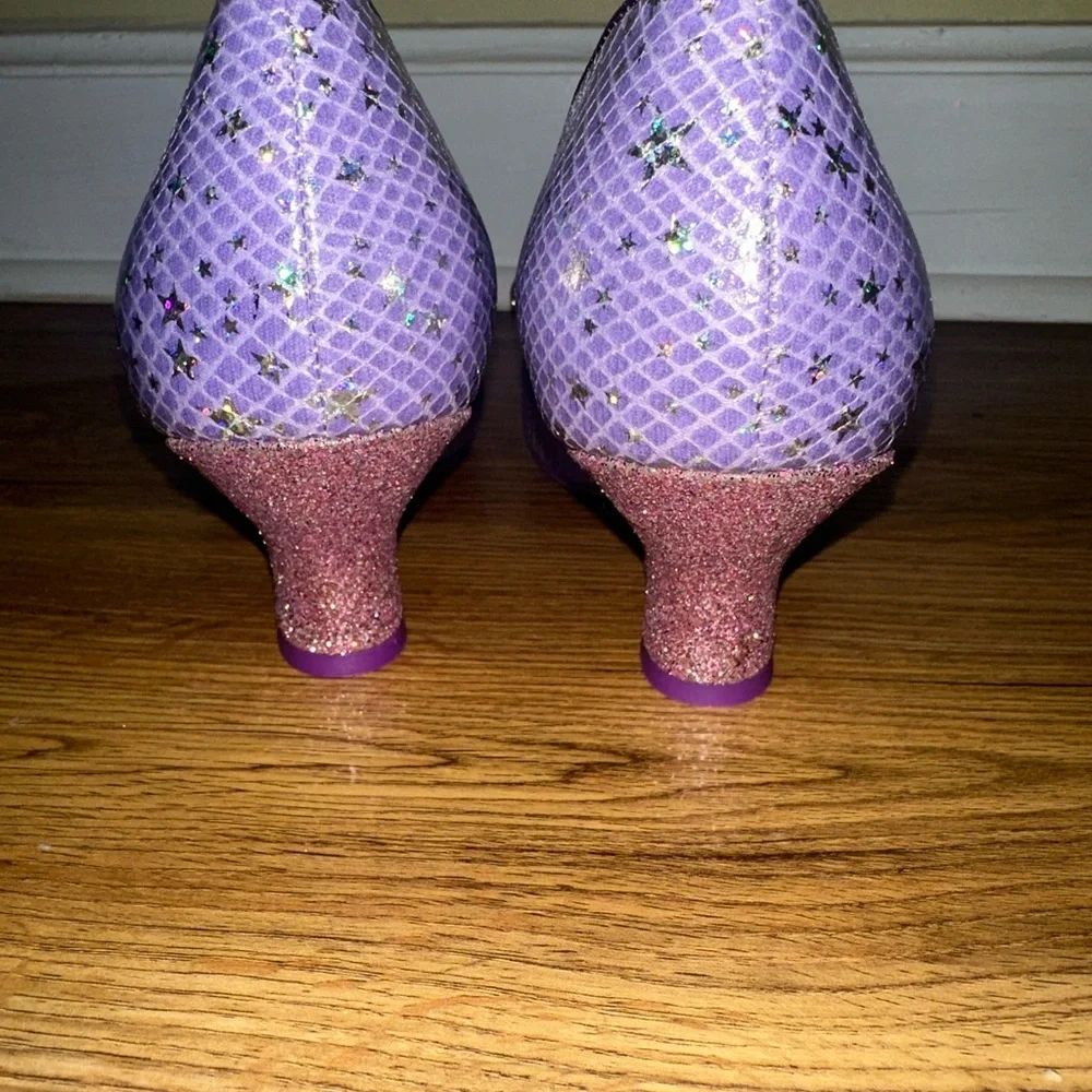 NEW Irregular Choice Dazzle Razzle Lilac Haze Euro 38 US Size 7 Heels Handmade - Picture 8 of 8